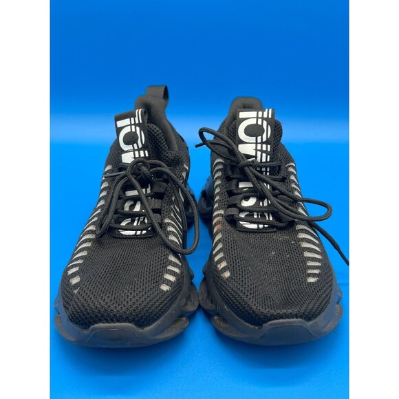 Gsl Moln Black Knit Breathable Athletic Running Sneakers Unisex - Picture 2 of 11